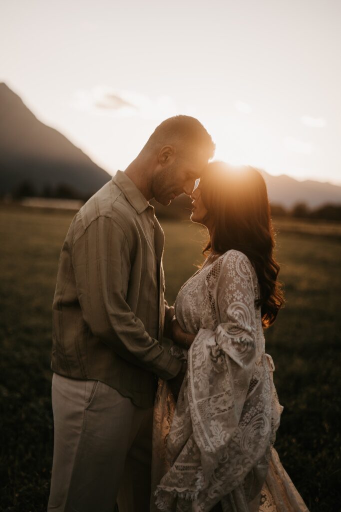 gravidanza ticino tramonto