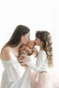 Newborn with mother